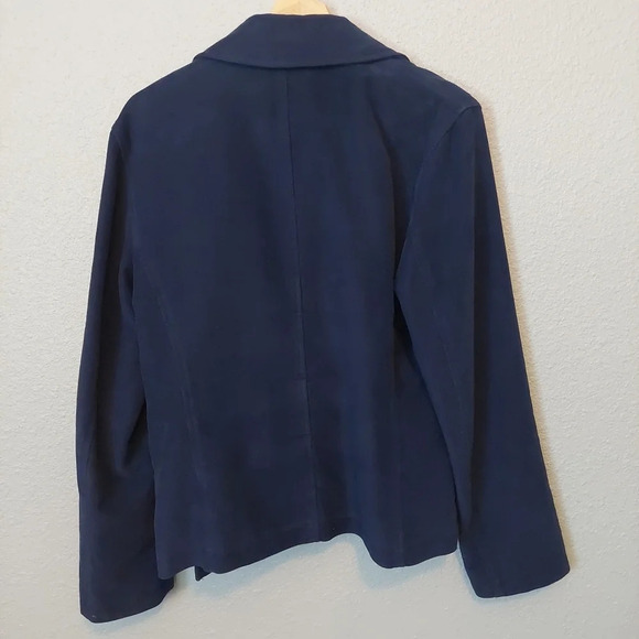 J.Crew Vintage Double Breasted Peacoat Navy Blue Size 12 Sailor Military Preppy - Picture 5 of 7